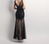 ROBE NOIRE TAILLE DOS 38 40
